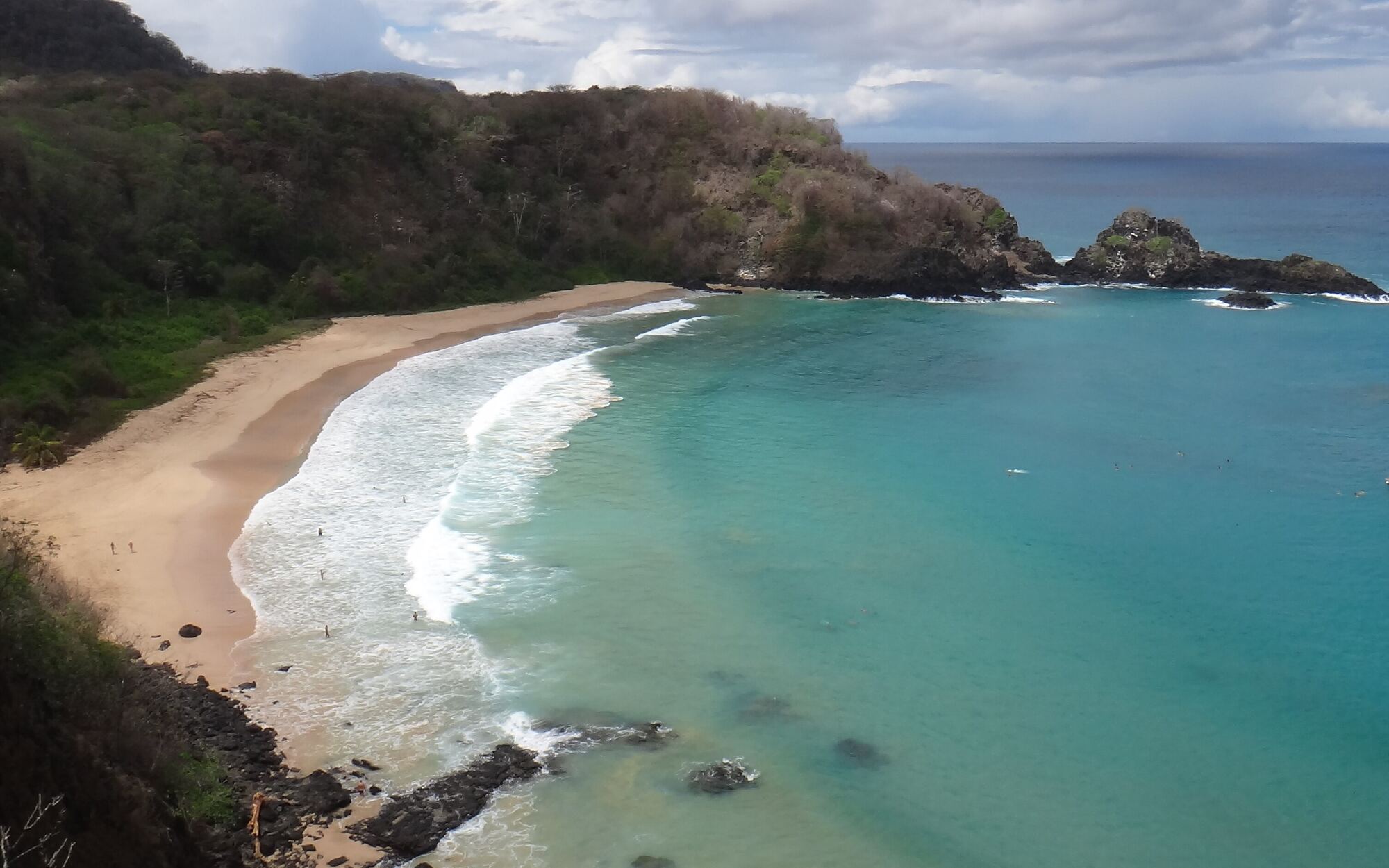 Vela em Fernando de Noronha